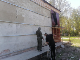Ремонт фасада здания Ремонт фасада здания.