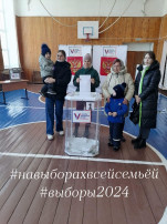 Семьи наших воспитанников голосуют на выборах Семьи наших воспитанников голосуют на выборах.